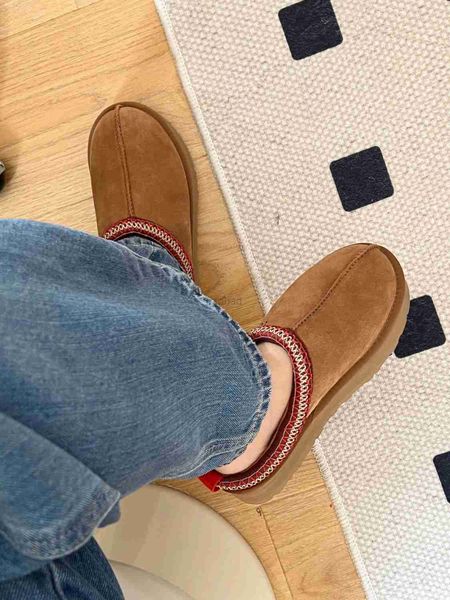 

women tazz slippers australian boots tasman fur slides classic ultra mini platform boot tasman slip-on les petites suede wool blend designer, Black