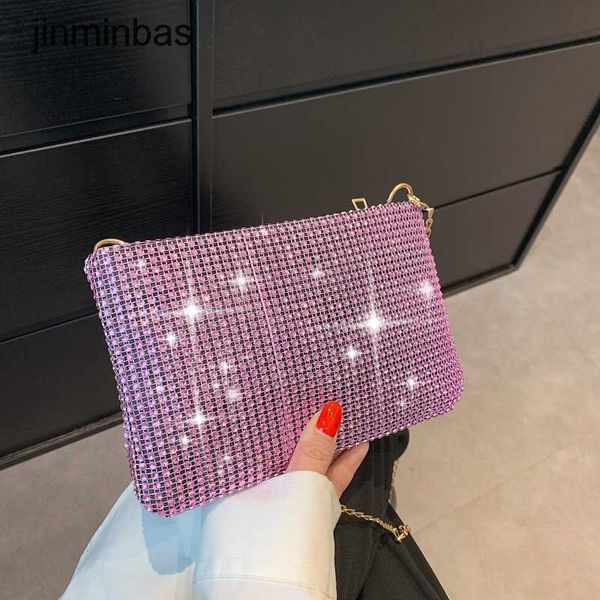 

2023 women's diamond bag 55% discount wholesale retail summer new korean rhintone sparkling small square temperament handbag fashion on