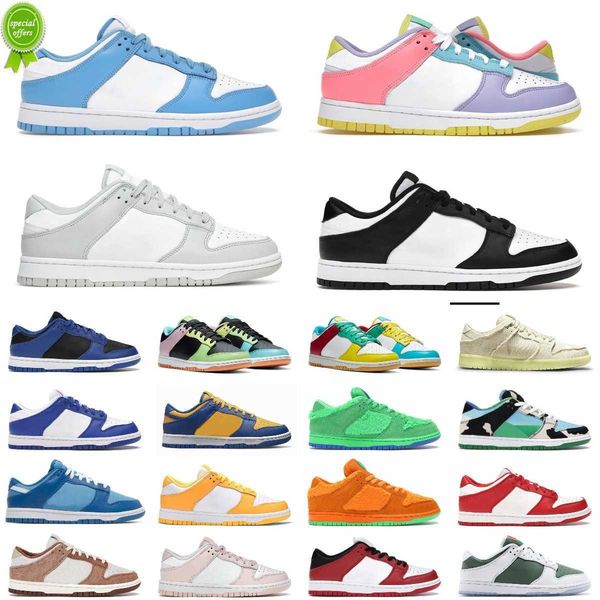 

og new designer casual shoes designer men dunks low sb women sneakers rose whisper white black unc pn dust mens trainers sports shoe 36-45
