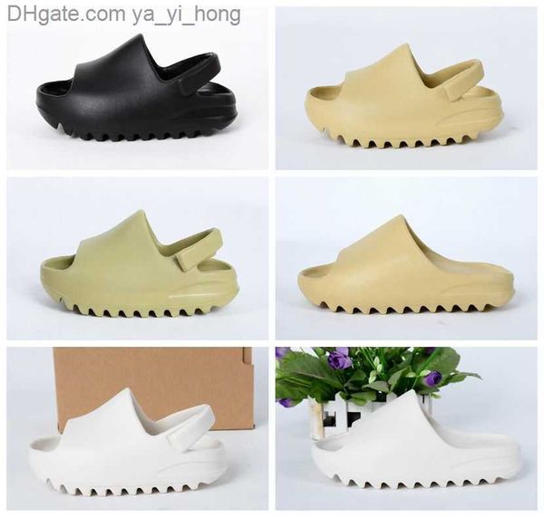 

2022 popular infant slides big baby slide summer solid slipper kids shoes clog sandal acoustic eva black grey slippers boys girls tainers ya