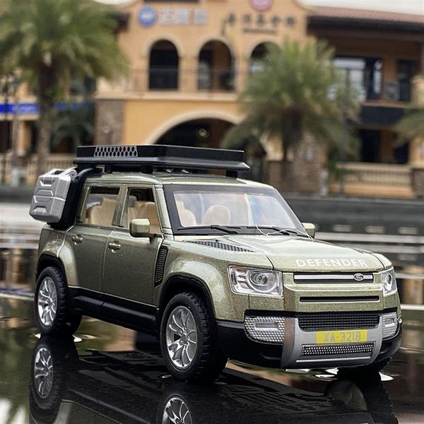 

132 land rover defender suv alloy car model diecast & toy off-road vehicle metal car model high simulation collection kids gift no273b