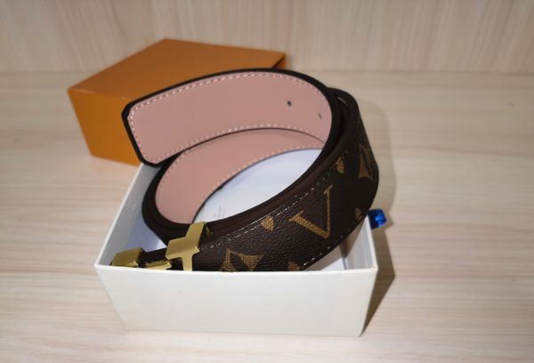 

15color 2023 luxury design mens belt fashion men leather black business belts women gold buckle womens classic casual ceinture no box, Black;brown