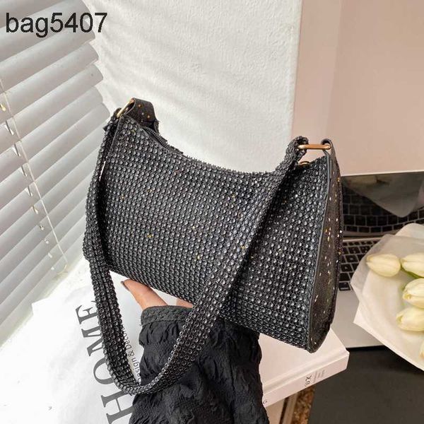 

design diamond bag 80% discount wholesale and retail simple temperament commuting underarm summer inlaid popular shoulder small square fashi