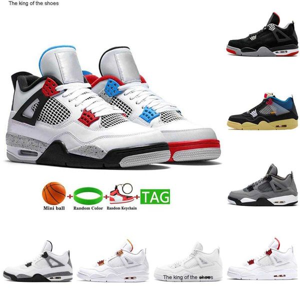 

basketball shoes 4 red thunder women men 4s customize sneakers green metallic trainer encore sports size us 5.5-13