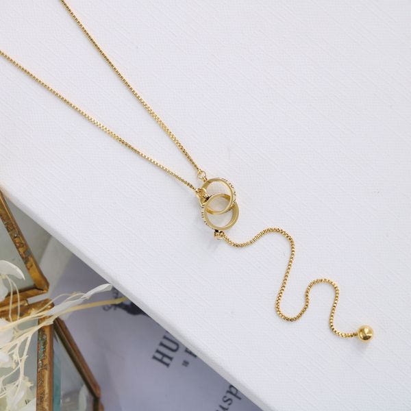 

womens tassel necklaces designer jewelry for gold silver plated crystal pendant choker statement fashion wedding jewelry gift