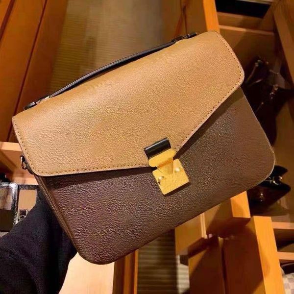 

40780 genuine leather womens bags designer women handbags flap luxury shoulder bag female brown flower ladies brand imitation handbag wallet