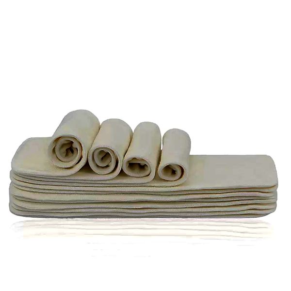 

4 layers bamboo liner insert for baby cloth diaper nappy natural bamboo washable toddler multilayer materials