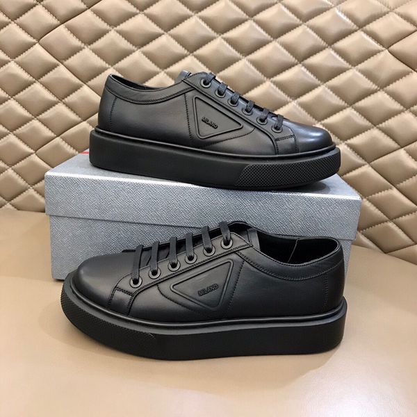 

designer fashion triangle sneakers men women high platform casual shoes sand shoe running shoes lacing trainers luxury wearproof outdoor sne, Black