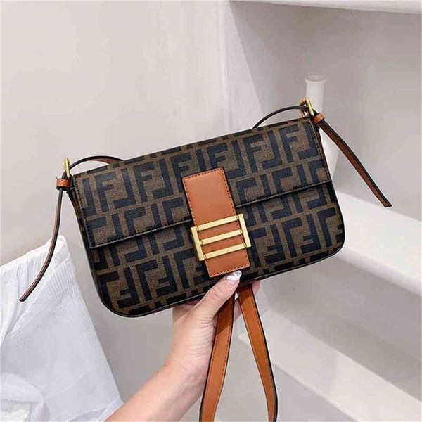 

women's bags of color contrast women's red messenger popular one armpit small square in summer 85% off online sales