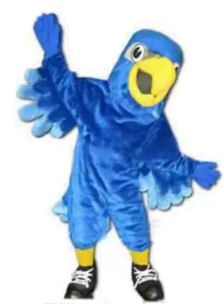

factory direct sale custom made blue falcon mascot costume outfit suit fancy dress suit, Red;yellow