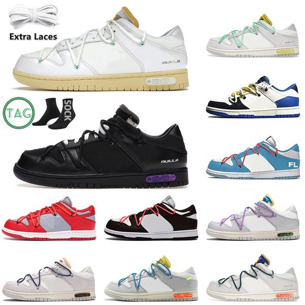 

designer ow men women running sports shoes no.1-50 lot the offs white dunked low skate university blue futura red fragment women platform ca