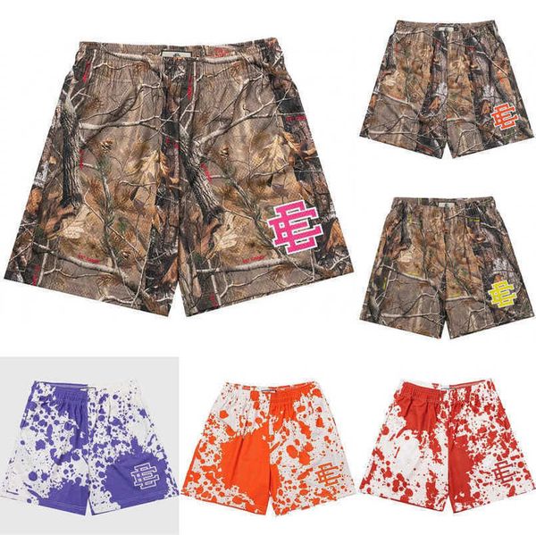 

luxury fashion ee men's shorts eric emanuel basic new york city skyline men women jog casual pant loose fitness muscular sports pants m, White;black