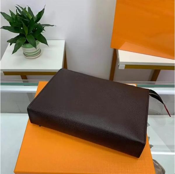 

new pochette voyage louiseits designer wallet briefcase letter flower coffee black lattice viutonits mens clutch bag women wallets handbags