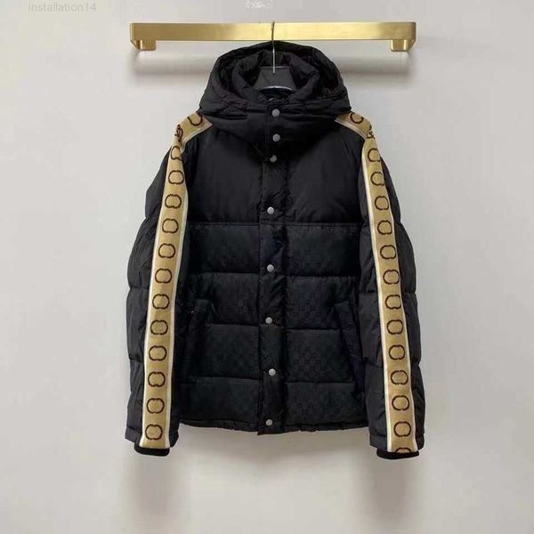 

men's women's jacket down designer winter fashion large versatile casual hip hop street couple size m/l//2xl/3xl/4xl/5xl jk005, Black