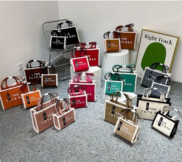 

2 size marc the tote bag famous designer cool practical large capacity shoulder handbag women great coin purse crossbody casual sq8349861, Red;black