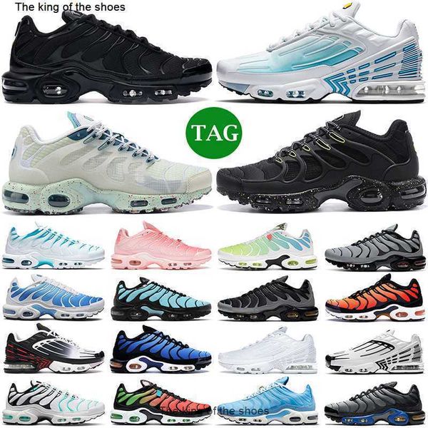 

tn plus 3 terrascape men running shoes women trainers triple black white hyper blue voltage purple smoke grey lava mens outdoor sports