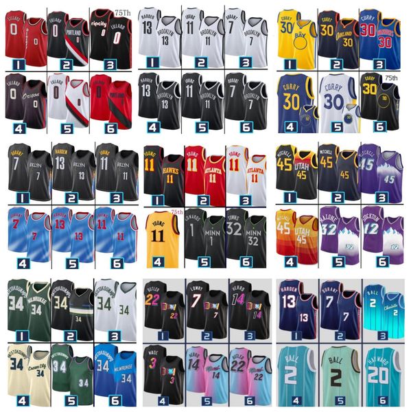 

devin memphi grizzlie 1 booker basketball jerseys giannis 34 antetokounmpo ja 12 morant joel lebron embiid damian curry 0 lillard 30 stephen, Black;red