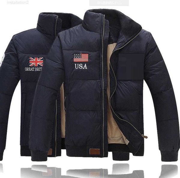 

xu06 men's winter warm down jacket outdoor padded man outerwear coats, Black