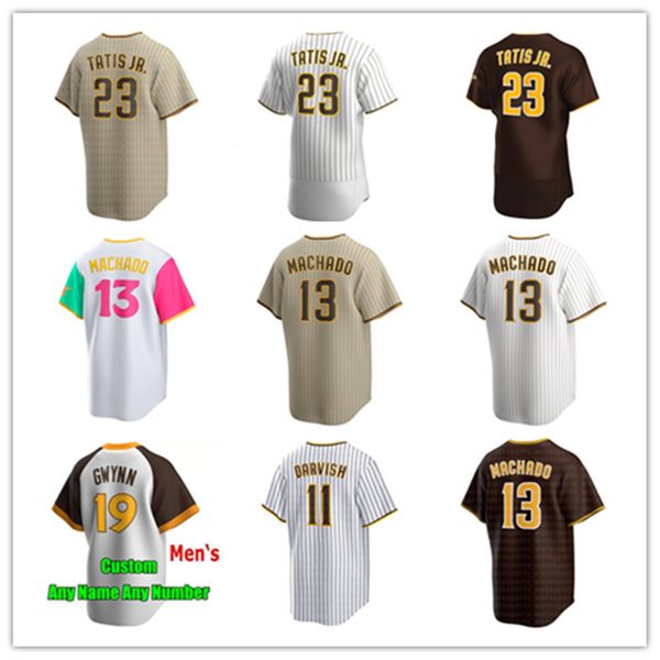 

23 fernando tatis jr. juan soto custom baseball jerseys 2022 city connect manny machado jake cronenworth eric hosmer trent grisham ha seong, Blue;black