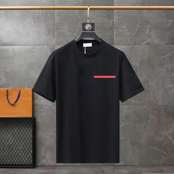 

man designers summer men's t shirt tshirts polo pullover sweatshirts high fashion tees casual man spring crew neck lettered short sleev, White;black