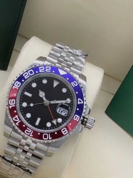 

2023 luxury watches men's automatic watch sapphire glass with jubilee bracelet separate working mens mechanical wristwatches montre rel, Slivery;brown