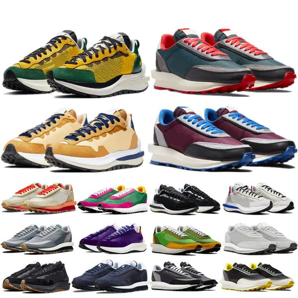 

waffle mens running shoes fragment undercover ldwaffle ld pure platinum white nylon black gum nylon men women villain red team royal sesame