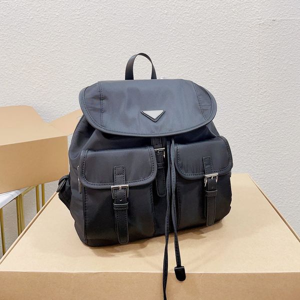 

luxury men nylon backpack style designer bags totes women pu leather shoulder bag letter zipper women interior compartment coin purse wallet