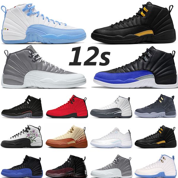 

12 basketball shoes jumpman 12s men women sport trainer black taxi stealth hyper royal a ma maniere utility easter mens sneaker trainers