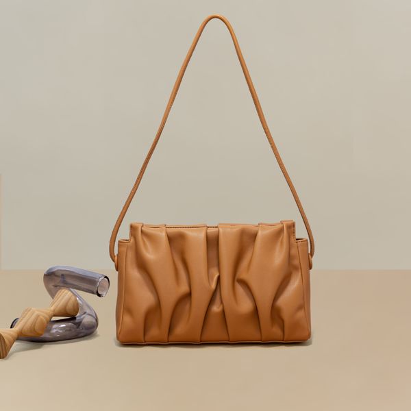 

2022 crossbody woman bags designers female leather fashion cloud female bag new original for women shoulder small square handbag 27.5cm