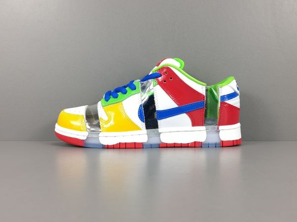 

shoes & outdoor shoes s dunks low sandy bodecker fd8777-100 sports sneakers outdoor white hyper royal mean green, White;red
