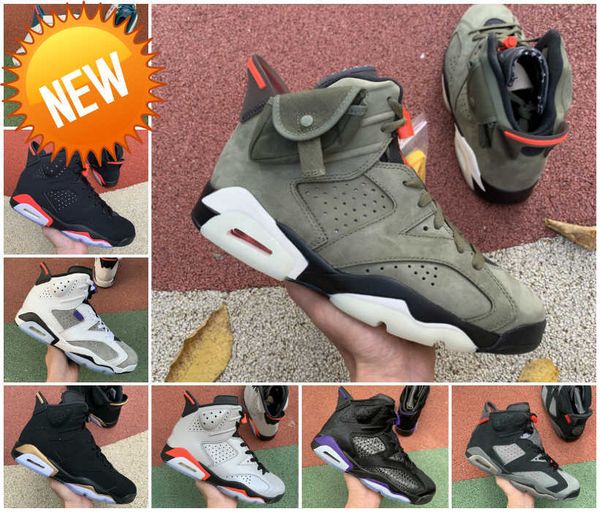 

new new quality jumpman 6 6s mens women basketball shoes 2021 carmine cactus jack dmp quai 54 smoke grey black infrared trainers sneakers