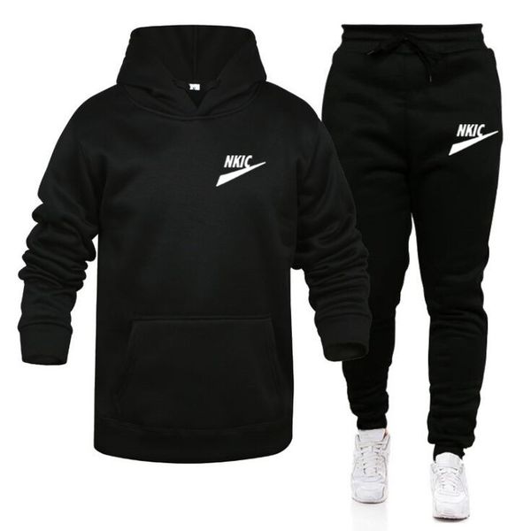 

Men's Sets Two Piece Set Tracksuit Casual Jacket Pants Harajuku Sport Suit Spring and Autumn 2 Piece Hoodies Sportswear, Blue 1