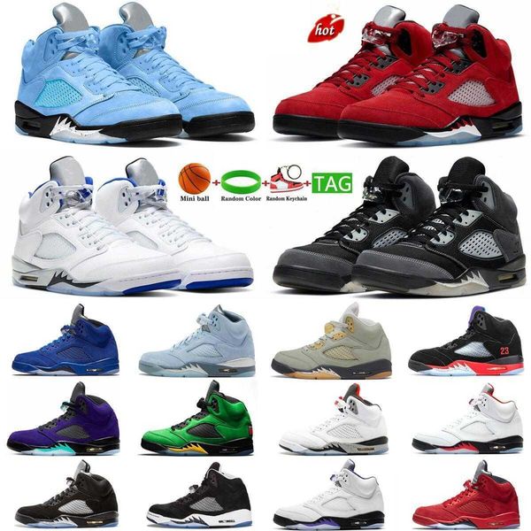 

jumpman amg basketball shoes 5 5s university blue men green bean sneakers red suede sports og black metallic trainers oreo size eur 40-47