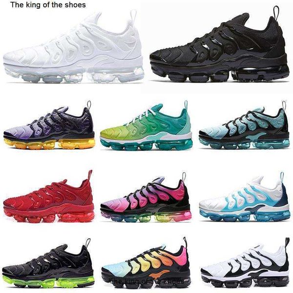 

tn plus running shoes for men women triple black white gradient hyper blue supernova brushstroke camo trainers outdoor sports sneakers lime