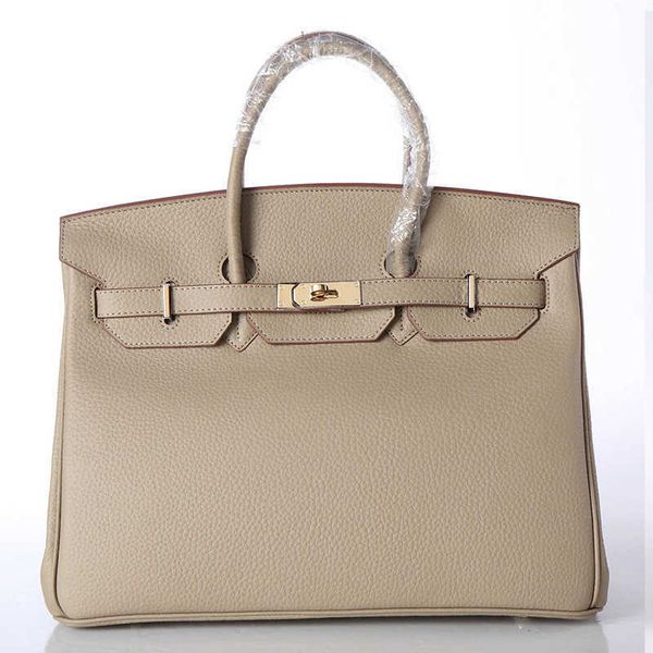 

herme birkin women's bag custom made fashion layer leather bag handbag 35