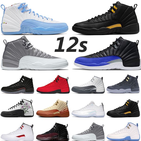 

12 basketball shoes jumpman 12s men women sport trainer black taxi stealth hyper royal a ma maniere utility dark concord mens sneaker traine
