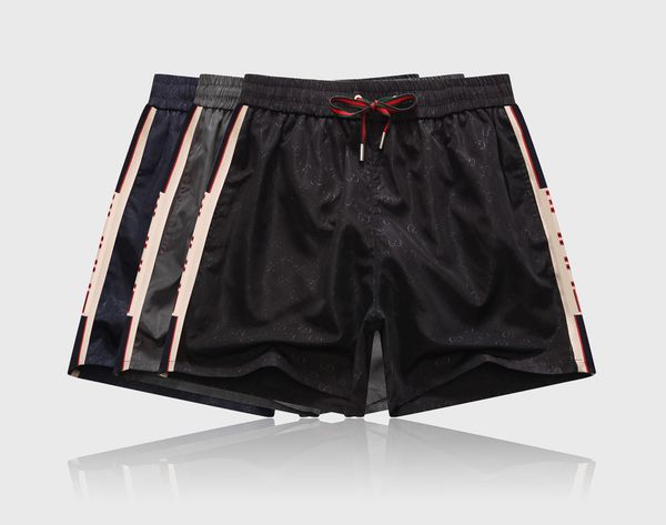 

2021 Wholesale Summer Fashion Shorts New designer Board short Quick Drying SwimWear Printing Board Beach Pants Men Mens SwimShorts, Black