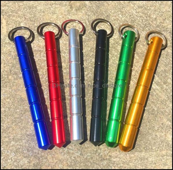 

key rings jewelry solid self defense keychain weapons keyrings metal tactical tool fashion women mens portable pencil design car d3535231, Slivery;golden