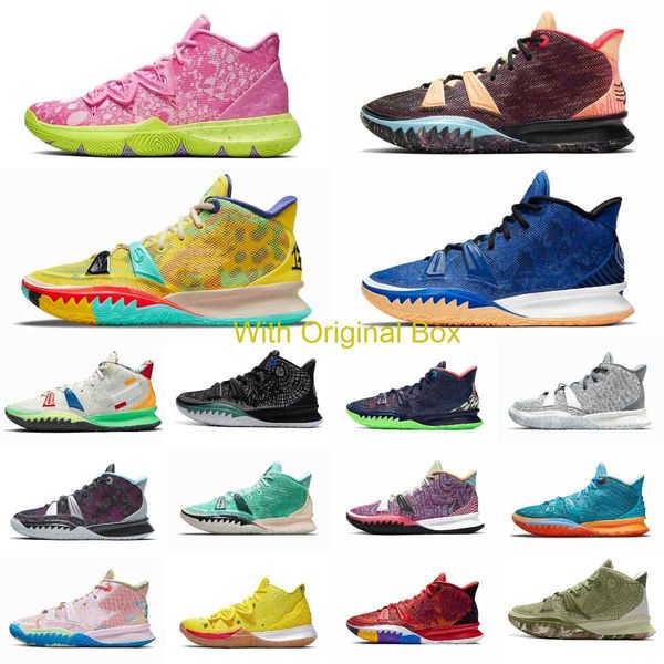 

with original box 2022 kyrie 7 basketball shoes one world people chip copa grind 5 mens kyries 7s irving 5s sponge sandy creator hendrix hor