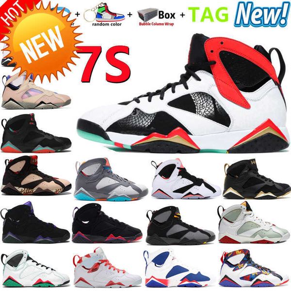 

new 2022 new 7s men women basketball shoes university blue hare raptor vii 7 bordeaux sapphire flint paname citrus shimmer greater china, Black