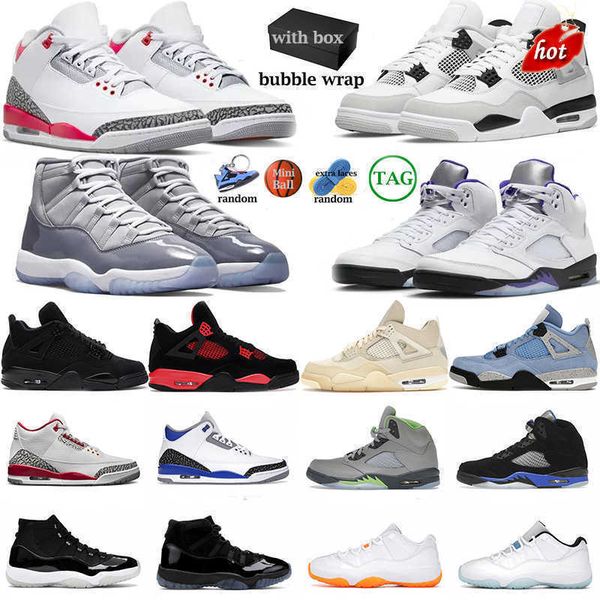 

3 amg 4 5 11 basketball shoes men women fire red racer blue military black unc red thunder concord green bean cool grey bred space jam 3s