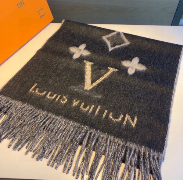 

designer scarf high-end soft thick fashion men's and women's luxury scarves winter 100% cashmere classic reykjavik rivet big shawl, Blue;gray