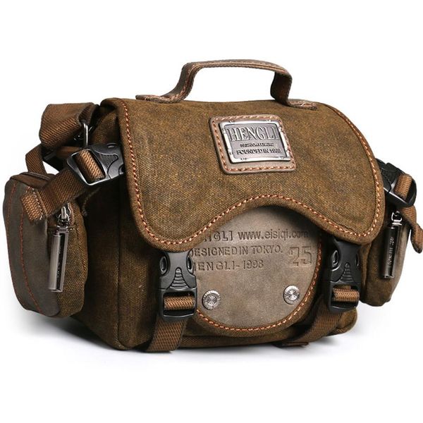 

retro camera bag men shoulder bags leisure wear resistant canvas cross messenger bag casual crossbody bags275v