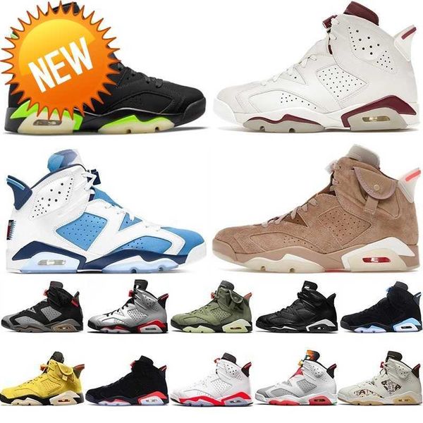 

new 2023 athletic basketball shoes 6 classic 6s trainers maroon british khaki electric green tech grey black infrared carmine man s sports