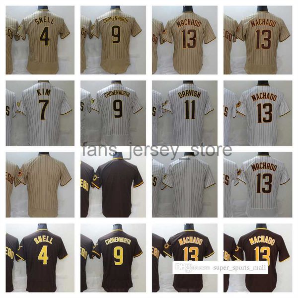 

mens 13 manny machado baseball jersey 9 jake cronenworth 11 yu darvish 4 blake snell 7 ha-seong kim 2022 new jerseys men women youth size s-