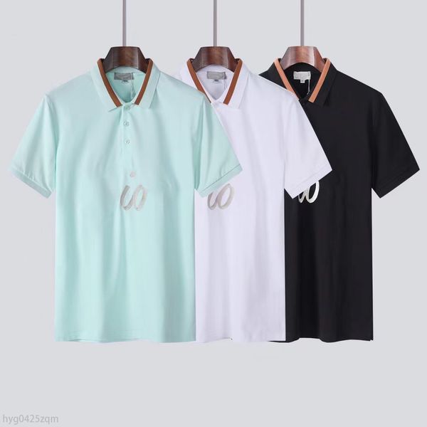 

mens shirts italy polo 2023 luxury summer fashion brands designer polos shirt men designer embroidery short sleeve tees asian size m-3xl hyg, White;black