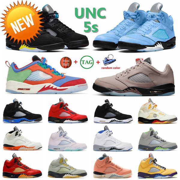 

new racer blue unc jumpman 5 5s mens basketball shoes jumpmans 5s green bean easter sail raging bull jade what the concord oreo sports, Black