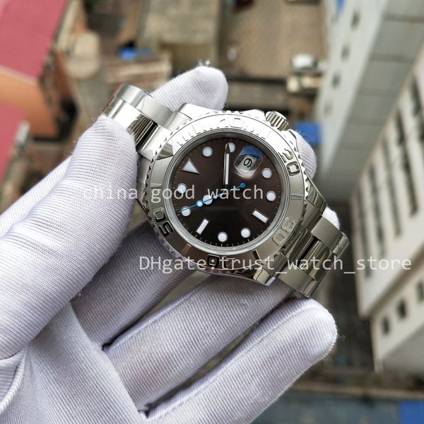 

5 style watch super bpf factory version 2813 automatic movement sport classic gray blue dial bezel sapphire glass bp 40mm mens watches plast, Slivery;brown