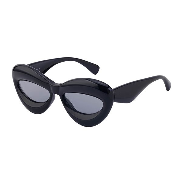 

fashion carti sunglasseseyeglasses 2022 new europe and the united states lips sunglasses female models cross-border fashion quirky glasses t, White;black