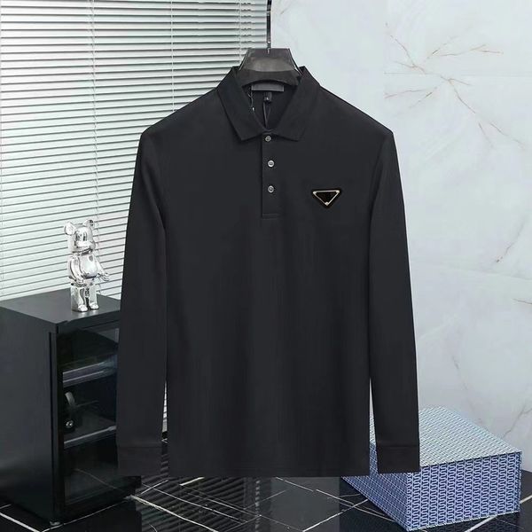 

designer men's polos polo t shirt pullover tees fashion man jacket stylist long sleeve tshirts sweatshirt men women's sportswear s, White;black